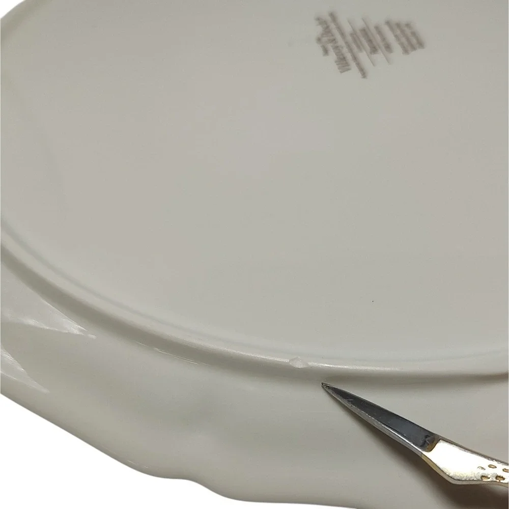 Villeroy‎ and Boch Cake Plate Platter Romantica Pattern Double Handles Floral